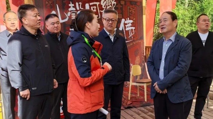 石培文董事長調研蘭州石佛溝生態(tài)旅游示范區(qū)項目建設及景區(qū)運營工作